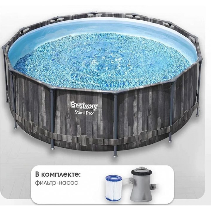 Бассейн каркасный 305х100см Bestway, фильтр-насос арт. 561PY