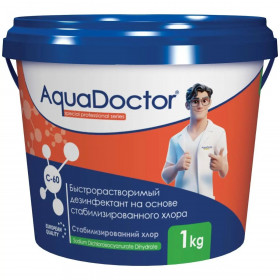 AquaDoctor C-60 1 кг дезинфектант на основе хлора быстрого действия 