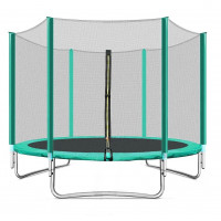 Батут 3,05 м  зелёный НАРУЖНАЯ сетка PERFETTO SPORT ACTIVITY 10"