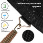 Батут 12" диаметр 3,7 м зелёный с защитной сеткой PERFETTO SPORT ACTIVITY 
